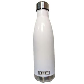 Garrafa Térmica Em Aço Inox 500Ml De Parede Dupla Branco
