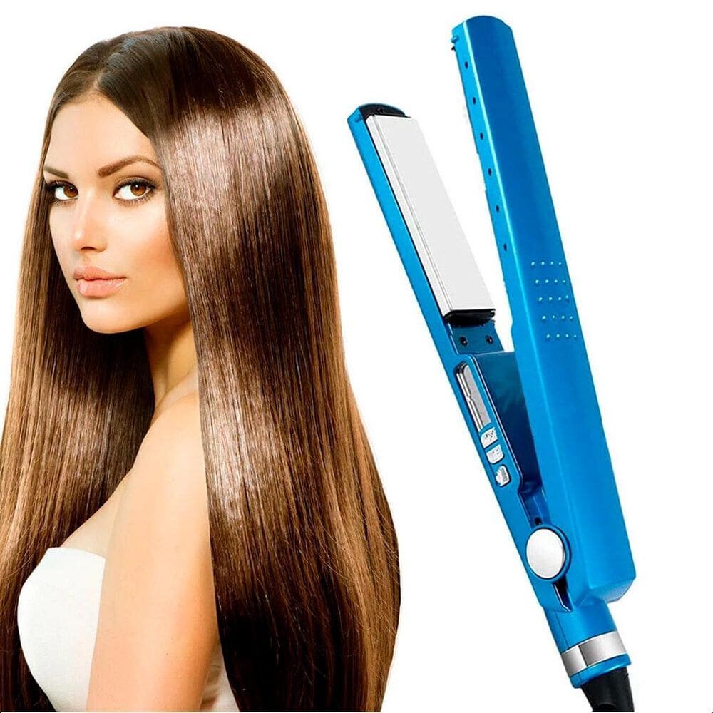 Prancha Titanium Alisador 110V/220V Azul Profissional