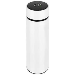 Garrafa Térmica Aço Inox Sensor Display Digital Cor Branco