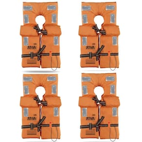 Kit 4 Colete Salva Vidas Homologado Classe Ii P 35 A 55 Kg