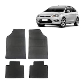 Tapete Borracha Ford Focus 2001 Até 2016 Preto 4 Peças