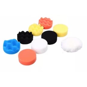 Kit 9 Boinas De Polimento 80Mm Reposição Sem Suporte