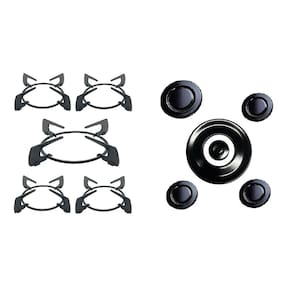 Kit Grelha + Espalhador Para Cooktop Fischer Tripla Chama 5B