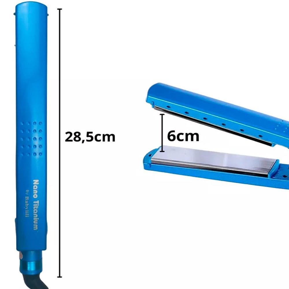 Chapinha Titanium Alisador Azul Bivolt 220V