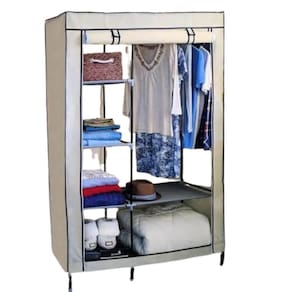 Guarda-Roupa Duplo Cabideiro Arara Sapateira Prateleiras