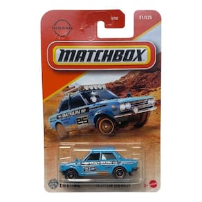 Matchbox Carro Básico 70 Datsun 510 Rally - Mattel