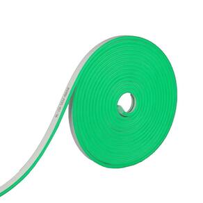 Fita De Led Neon Verde 5Mts 12W Ip65 120 Leds/Mt 12V Galaxy