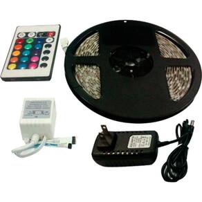 Fita De Led Rgb 5 Metros Natal Iluminacao Controle Luz