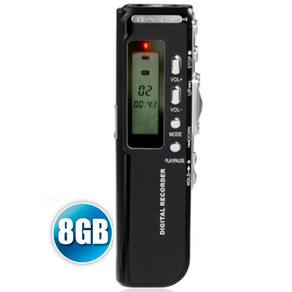 Gravador Voz Digital 8Gb Mp3 Escuta Telefônica Grava 576 Hor