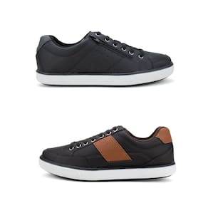 Kit 2 Sapatenis Casual Masculinos Com Fechamento em Elástico