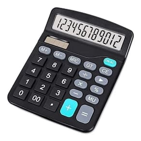 Calculadora De Mesa Comercial Escritório Display 12 Digitos
