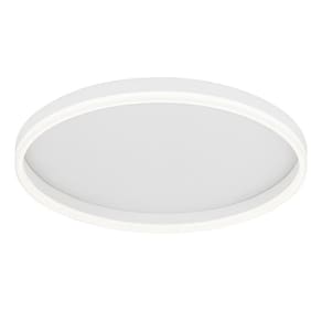 Luminária Led Sobrepor Redondo Luz Borda 24W Bivolt 3 Em 1