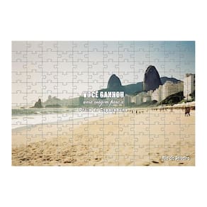 Quebra Cabeça Viagem De Presente Rio Janeiro 150 Peças Mdf