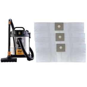 Saco Descartável Aspirador Pó Wap Gtw Inox 12 Com 3 Unidades