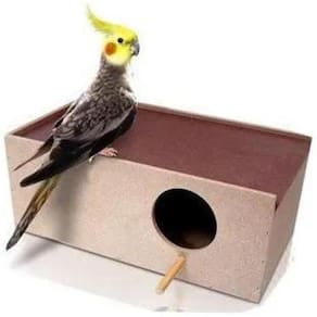 Ninho De Madeira Mdf Para Calopsitas E Periquitos Gaiola