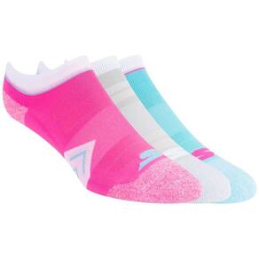 Meia 3 Pares Feminina Marled Cushion Low Rosa Skechers