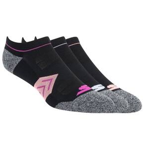 Meia 3 Pares Feminina Marled Cushion Low Preto Skechers