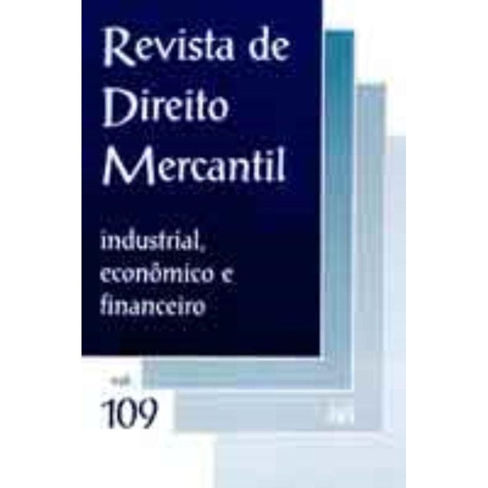 Revista De Direito Mercantil Vol. 109