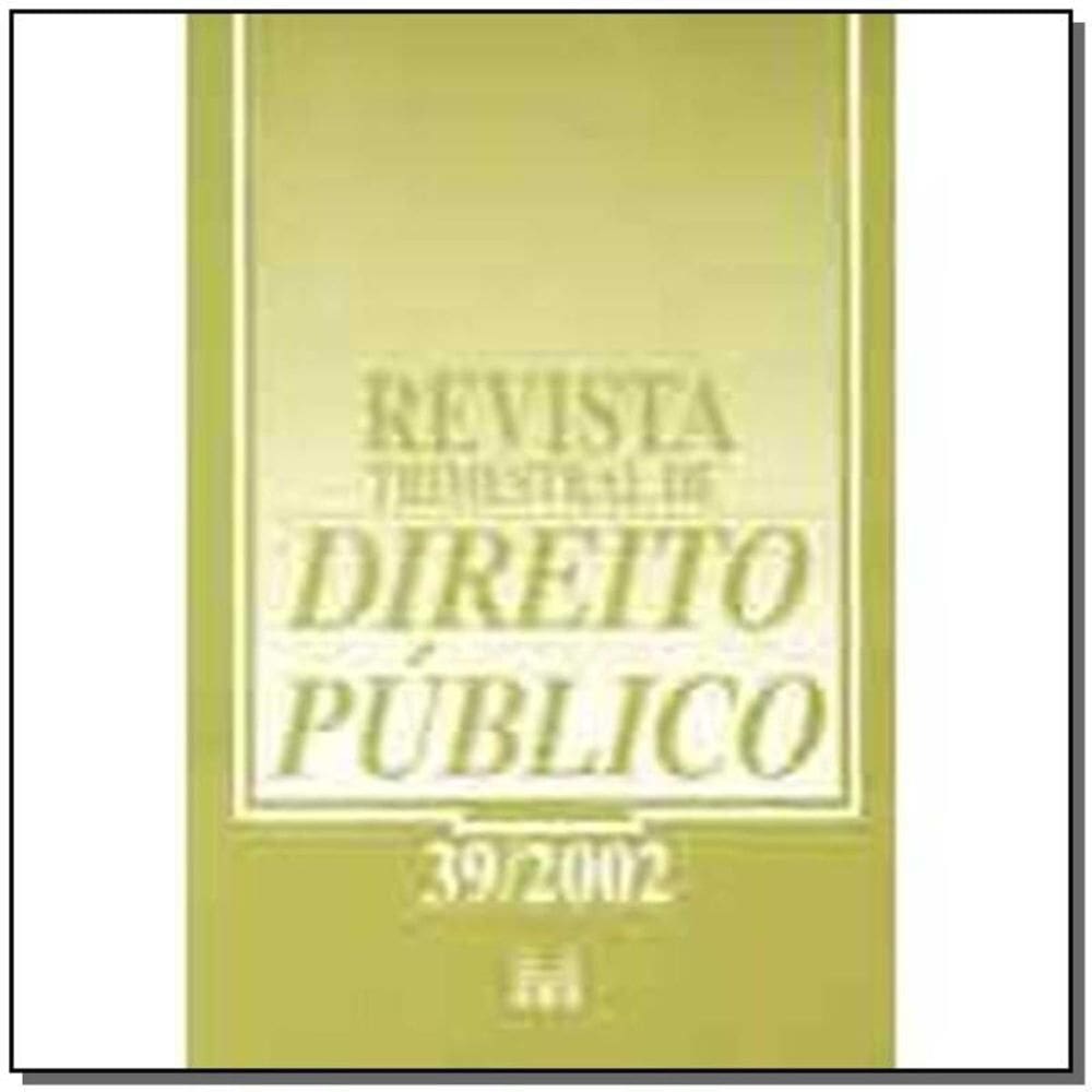 Revista Trimestral De Direito Publico Ed. 39