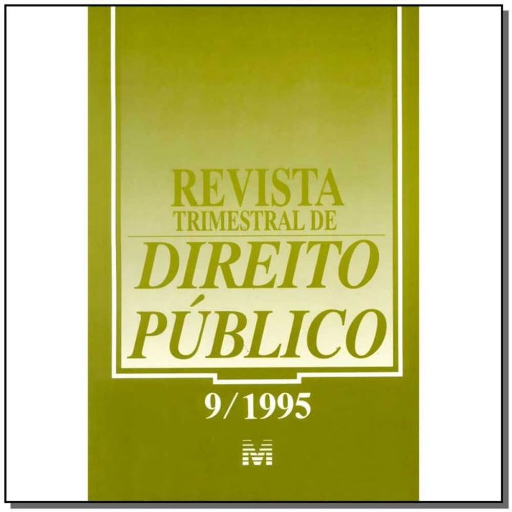 Revista Trimestral De Direito Publico Ed. 09