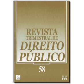 Revista Trimestral De Direito Publico Ed. 58
