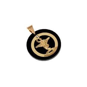 Pingente Farmácia Curso Profissão Folheado Ouro 18k