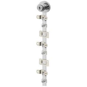 Fechadura 5 Gavetas Lateral 100Cm Com Acessorios Cromado