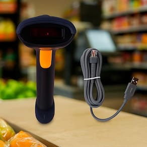 Leitor Código Scanner Tipo Pistola Usb Para Lojas E Mercados