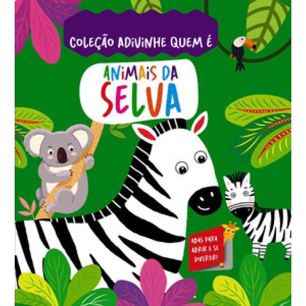 Coleção Adivinhe Quem É Animais Da Selva