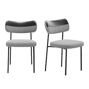 Kit 2 Cadeiras Mila Para Sala Jantar Gourmet em Aço-EdeCasaMoveis