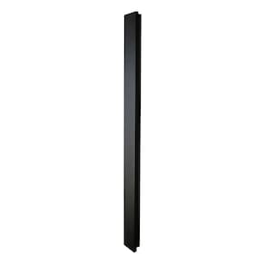 Arandela Luminária De Parede Led Linear Slim 72Cm 127V Preto