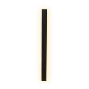 Arandela Luminária Parede Linear Led Indireta 1M 110V Preto