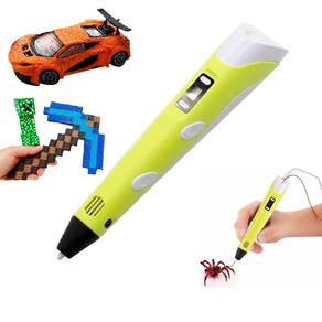 Caneta 3D Cores Infantil Colorido Educativo