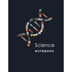 Science Notebook Genérica Páginas em branco e pautadas (DNA)