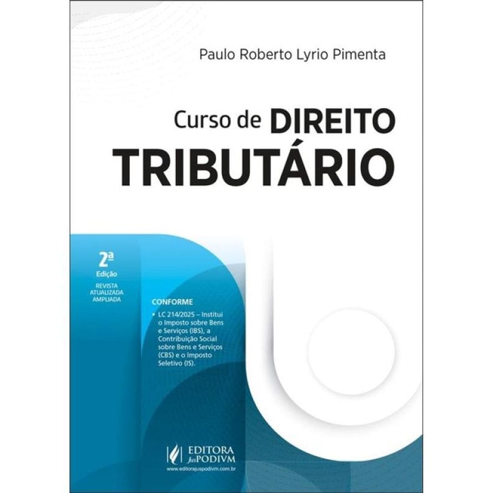 Curso De Direito Tributário - 2025