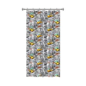 Cortina Para Box New York 138Cm X 198Cm Com Ganchos