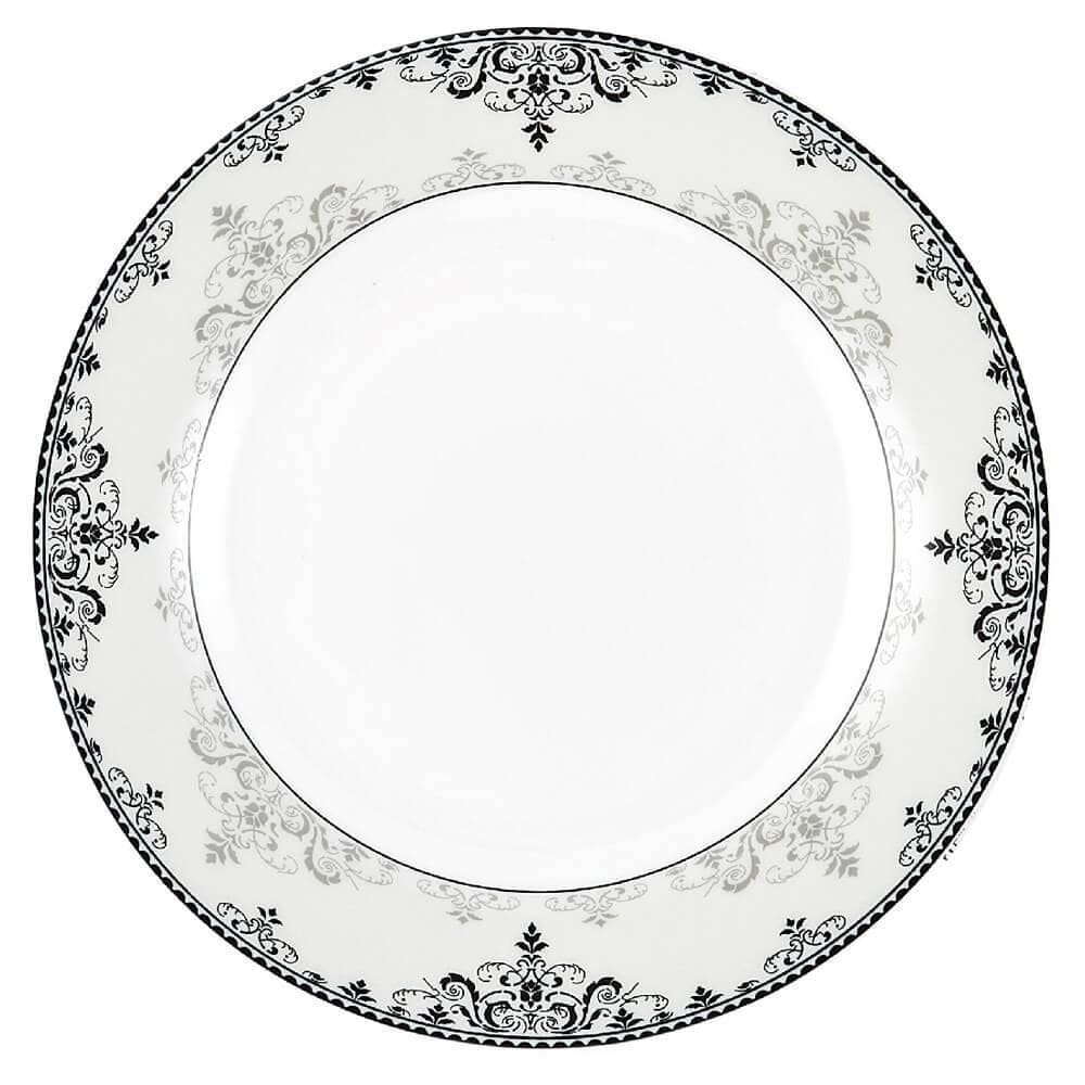 Prato Sobremesa Porcelana Liliana 19,3Cm 1 Peça Hauskraft