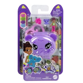 Polly Pocket Estojo Mini Mundo Elefante - Mattel