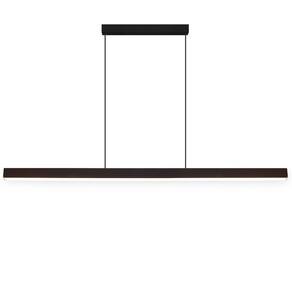 Luminária Pendente Teto Led Integrado 6000K 110V 1M Preto