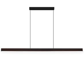 Luminária Pendente Teto Led Integrado 6000K 110V 1M Preto