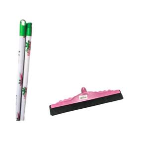 Rodo com Cabo 60cm (Esponflora) Ideal p/ Pisos Amplos, Borracha Resistente e Alta Eficiência