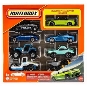 MatchBox Pacote com 8 Carrinhos - Mattel