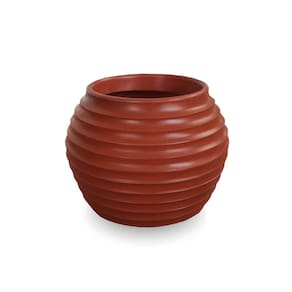 Vaso De Planta Flor Redondo Polietileno 15X20 Cm V Cerâmica