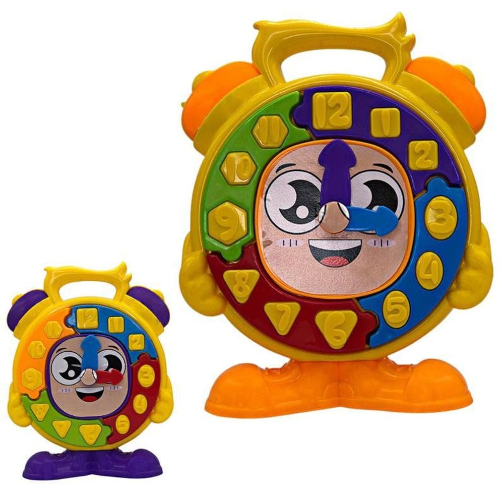 Relógio Interativo Com Ponteiros Ajustáveis E Encaixes