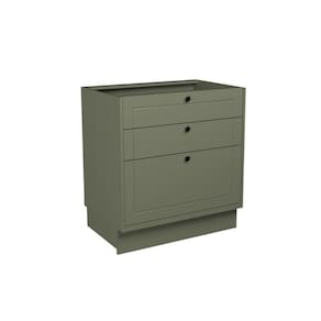 Balcão de Cozinha Évora PH 3120 c/ 3 Gavetas s/ Tampo 80cm Verde - Herval