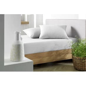 Lençol De Malha 100% Algodão Com Elástico King Extra Soft - Soft Branco