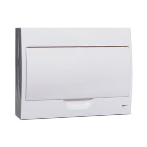 Quadro de Distribuição MarGirius QDS-12 de Sobrepor para 12 Polos Branco