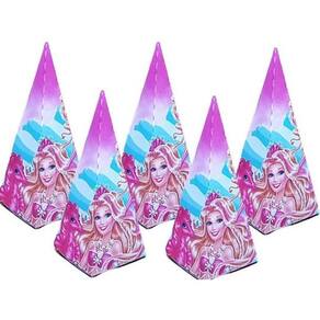 10 Caixas Lembrancinha Barbie Sereia Festas- 10 Cones