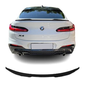 Spoiler Aerofólio Traseiro BMW X4 G02 Black Piano M Power M4