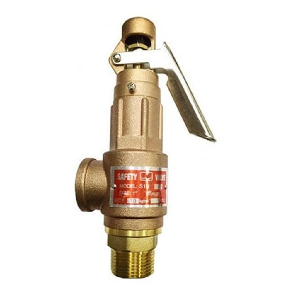 Válvula Segurança Latão 1/2 Mxf Bspt Alavanca 01 A 5Bar Psv